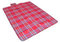 Semoo - Picknickdecke - 1,5 x 2 m - kariert, Rot