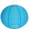 Solar Lampion OVAL - LED Gartenbeleuchtung mit Akku - Dekobeleuchtung Partybeleuchtung blau