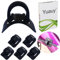 Yuauy 5 Sets (5 Stück Basis + 5 Stück Clip) MTB Bike Kabelführung Bremskabel Schaltkabel Umwerfer Kabel Base Guide Clip Fitting Line Tube Housing Durable Alloy