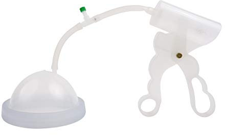 Fröhle BP001 Brustpumpe, Vakuumpumpe für größere Brüste mit Handpumpe SOLO CUP A