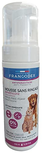 Francodex Dimethicone Mousse sans Rinçage Chat - 150 ML