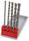 5 Piece SDS Plus Carbide Tipped Masonry Drill Bit Set with Case | 5mm-12mm SDS+ Bits for Stone, Concrete, Brick and Mortar