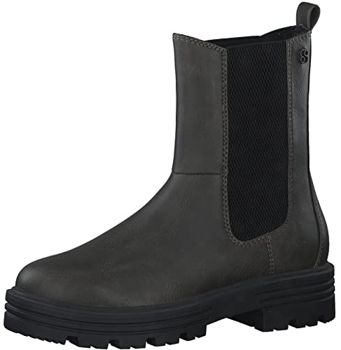 Chelsea-Stiefel 5-5-25411-39 Grün Red Label