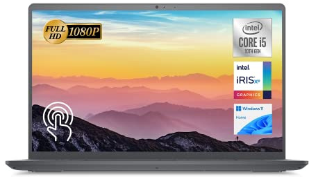 Dell Inspiron 15 3000 Series 3511 Laptop, 15.6 FHD Touchscreen, Intel Core i5-1035G1, 32GB DDR4 RAM, 512GB PCIe SSD, SD Card Reader, Webcam, HDMI, Wi-Fi, Windows 11 Home, Black