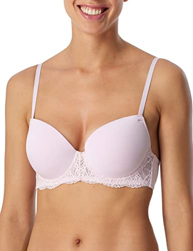 Schiesser Damen Bügel-bh Gepadded Gepolsterter BH, Rose Uni, 85A EU