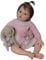 Lonian 24 Zoll 60cm Neue Babypuppe mit Baumwollkörper für Kinder Spielen Spielzeug (Brown Eyes)