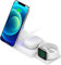 4smarts Minimalistischer Wireless Ladeadapter fr iPhone, kabelloses Laden mit MagSafe und Qi, 230V, 2-Pin Stecker, 4A, Induktion, 1 Count, Ladegert