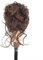 Generic Chignon désordonné, extensions de cheveux ondulés, queue de cheval, postiche à pince avec cheveux attachés, 25 x 15 cm