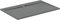Ideal Standard - Ultra Flat S i.life, Piatto doccia rettangolare 140x90 in resina, Piletta di scarico lato lungo, Finitura opaca effetto pietra, Grigio cemento