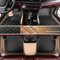 LSLYCN Auto Fußmatten Anpassen für 99% Stufenheck, Schrägheck, Coupe, Kombi, Cabriolet, Großraumlimousine Allwetter Fussmatten Set (Beige+Schwarz Beige, C-Doppelfarbe)