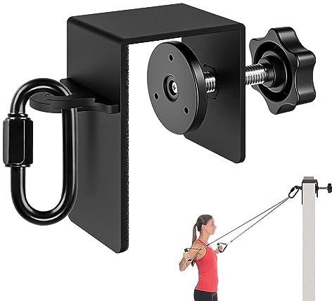 Porte pour Bandes - Ancres Montage Porte en Acier,Fixation d'Porte sécurisée pour l'entraînement à Domicile, la Musculation