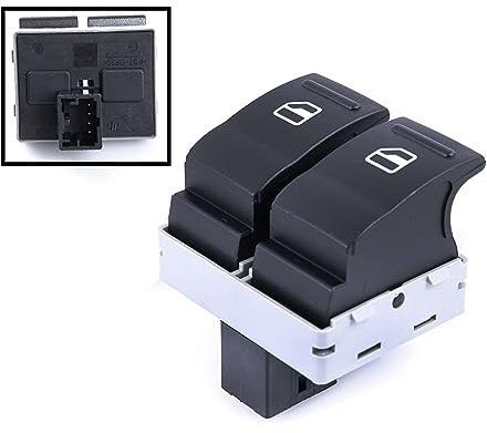 ROBUST Fensterheber Schalter Taster Taste Knopf für Volkswagen Transporter T5 Multivan Mk5 7E0959855A 2003-2015
