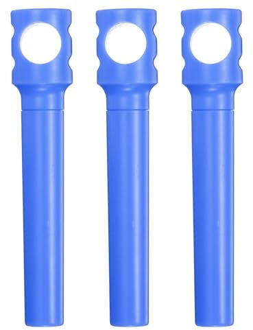 sourcing map 3Stk 4.2 Reise Korkenzieher Taschen Korkenzieher Tragbarer Weinöffner Plastik Mini Wein Korkenöffner für Camping Reisen Blau