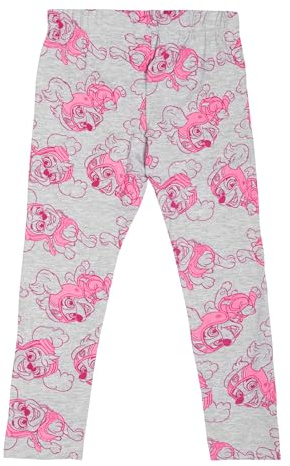 Paw Patrol Leggings für Mädchen - Skye Kinder Leggins Hose Mädchenhose Sporthose Grau Pink