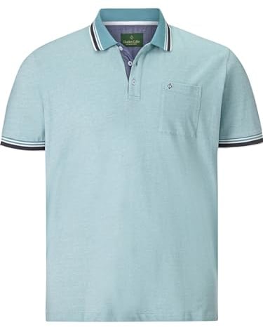 Charles Colby Herren Poloshirt Earl Landon türkis, XL - 56/58