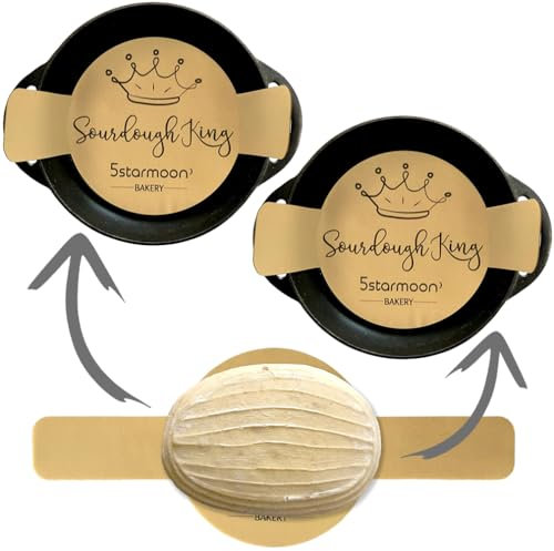 UK Designed - 2 Silicone Bread Sling for Dutch Oven - Reusable Mat - Heat Resistant Liners With Long Handles - Sourdough Baking Supplies (Sourdough King)