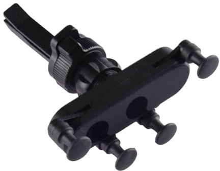 LETAOSK Schwarz Auto Armaturenbrett Mittelkonsole Klimaanlage Steckdose Lüftungsschlitz Handy Halter Halterung Ständer