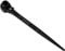 DAKCOS Ratchet Podger Spanner Scaffold Spanner Steel Erect Wrench 19mm x 24mm (Black)