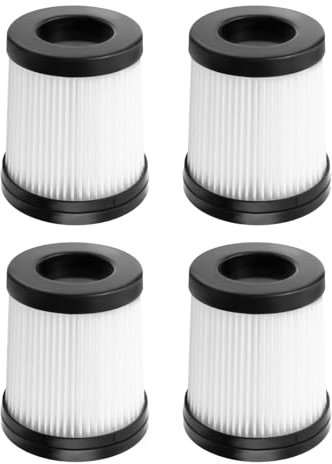 Filtri di ricambio per aspirapolvere senza fili CookiBlend 4 pezzi per Lubluelu 202, Oraimo OSV-102, Besswin W26, VacLife VL732