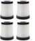 Filtri di ricambio per aspirapolvere senza fili CookiBlend 4 pezzi per Lubluelu 202, Oraimo OSV-102, Besswin W26, VacLife VL732