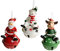 Amosfun 3St Weihnachtsglockenanhänger Gold Christbaumschmuck Christbaumspitzen Weihnachten Christbaum anhänger christbaumanhänger Festival hängender Anhänger Glocke hängende Ornamente Harz