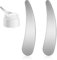 2 PCS Cosmetic Makeup Spatula, Metal Face Mask Applicator Skincare Tools, Mini Spatula for Face, Beauty Spatulas Spoon for Sampling and Mixing Makeup Cosmetic