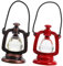 ibasenice 2St Mini-Petroleumlampe Retro lampen puppenstuben Beleuchtung lampen für puppenstuben puppenhauszubehör Miniatur Puppenstubenmöbel Vintage Puppenhausleuchte Harz