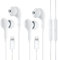2 Pack Lightning Earphones for iPhone [MFi Certified] HiFi Stereo Noise Canceling Headphones Wired In-Ear Earbuds Built-in Microphone & Volume Control Compatible with iPhone 14/13/SE/12/11/XR/8/7/XS