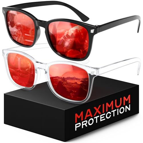 livho High Tech Blue Light Glasses - Advanced Blue Light Blocking Computer Glasses - Screen Fatigue & UV Protection