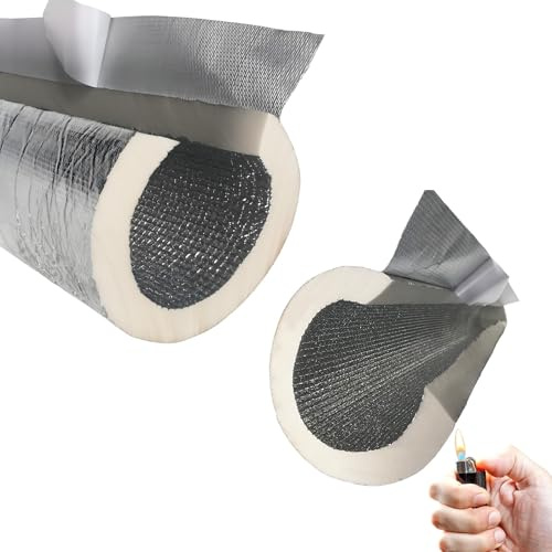 HVAC Hose Insulation Foam Tube, Pipe Insulated Covers for Hot and Cold Water & Indoor Outdoor Plumbing, Heating Pipe Protectors Wrap, Freeze, 2-1/2 (65mm) ID x 5/8(20mm) T(15mm,65mm)