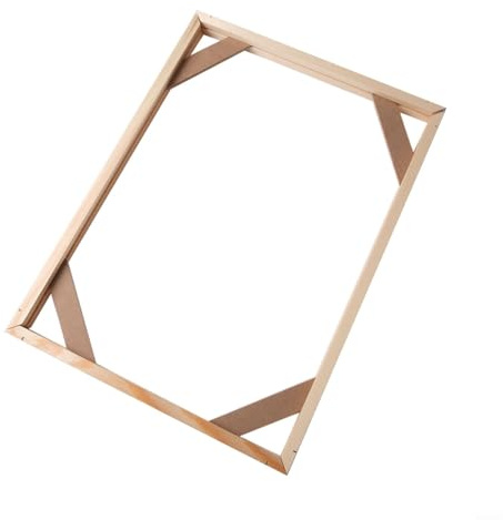 Marco de construcción para colgar materiales sobre lienzo, montaje fácil y sin complicaciones, diseño elegante, para lienzo, marco suspendido para lienzos (30 x 40 cm)