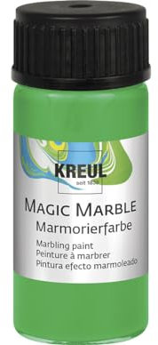 Kreul Magic Marble 73214 Peinture pour marbrure Vert Clair 20 ML