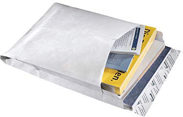 k.A. Tyvek Faltentaschen, DIN C4, 38er Falte, 100 Stück