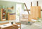 Pinolino Kinderzimmer Natura breit groß, 3-teilig, Kinderbett (140 x 70 cm), breite Wickelkommode mit Wickelansatz und großer Kleiderschrank, Buche massiv, geölt (Art.-Nr. 10 21 74 BG)