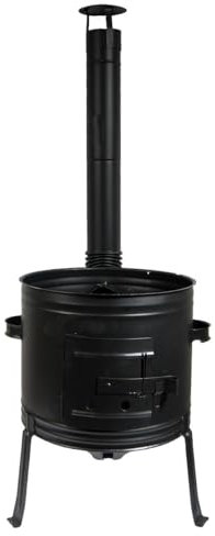 troph-e-shop Ofen 42 für Gulaschkessel Holzofen Gulaschkanone Terrassenofen für Topf bis 35 Liter