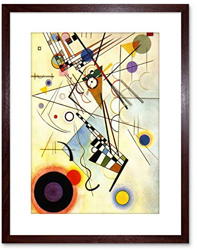 Wee Blue Coo KANDINSKY COMPOSITION VIII FRAMED ART PRINT F97X10382