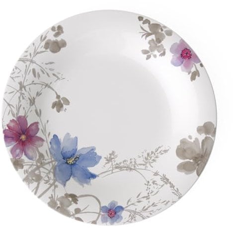 Villeroy & Boch Mariefleur Gris Basic Plato gourmet redondo, porcelana Premium, 30cm