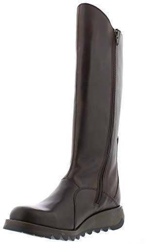 Fly London Mol 2, Stivali con Zip Donna, Dk Brown, 40 EU