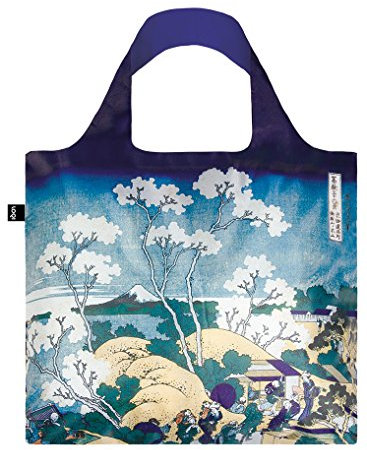 LOQI Museum Hokusai From Gotenyama Einkaufstasche / Reisetasche Reise-Henkeltasche, 50 cm, Mt. Fuji