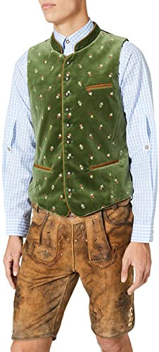 Stockerpoint Weste Calzado-Gilet in stile tradizionale Uomo, Grün (moosgrün), 54 (Talla produttore: 54)