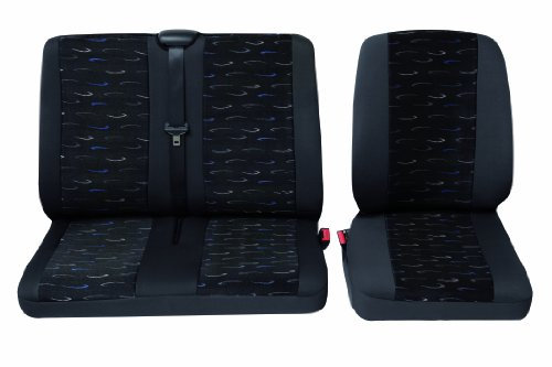 CARTREND 79-4020-01 Transporter Sitzschonbezug Hinten Satz Textil Grau