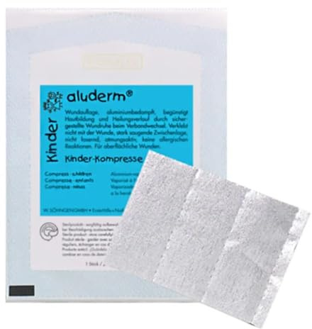 ALUDERM Kinder Kompressen 6x8 cm 1 St