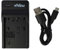 vhbw USB Ladegerät kompatibel mit Sony DCR-HC22E, DCR-HC23, DCR-HC23E, DCR-HC24, DCR-HC24E, DCR-HC27, DCR-HC27E Kamera Camcorder/Akku - Ladeschale