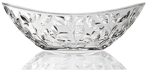 Saladier ovale RCR Laurus, cristal
