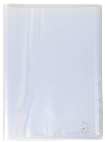 Exacompta - Réf. 85669E - 1 Protège-documents Chromaline - 60 pochettes cristal lisse - 120 vues - pour A4 - dim 24 x 32 cm - couverture en polypro translucide semi-rigide - 5 couleurs aléatoires