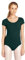 Capezio Damen Classic Short Sleeve Leotard Gymnastikanzug, Jäger, M
