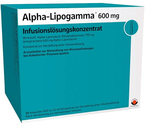 ALPHA-LIPOGAMMA 600 mg Infusionslsg.-Konzentrat 20X24 ml