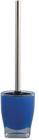 MSV 140709 Bad Serie Tahiti WC Bürste Toilettenbürste Klobürste WC Garnitur aus Acryl Blau