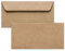 50 Kraftpapier Umschläge DIN Lang - Braun ÖKO Vintage- Haftklebung 11,4 x 22,9 cm - Briefumschläge ohne Fenster aus Recycling Papier - Vintage Kuvert aus 100% naturbelassenem Material