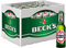 Beck's Pils Flaschenbier, Mehrweg im Kasten, Pils Bier (24 x 330ml)